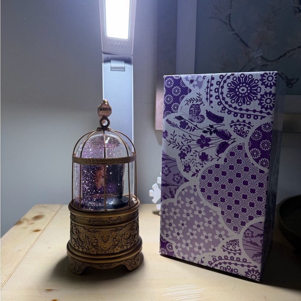 Taylor Swift Gold and Purple Decorative Snow Globe - Picture 2 of 3